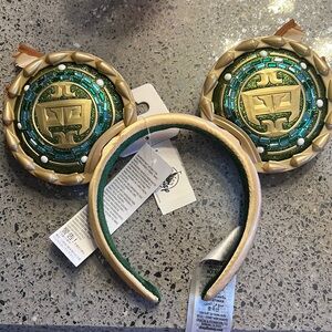 Disney Marvel Black Panther Wakanda Forever Mickey ears NWT